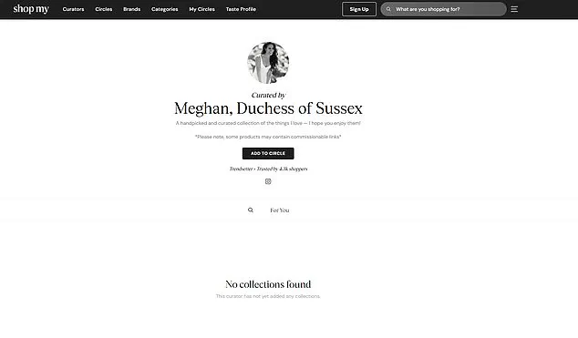 Meghan Markle's Shrouded Backstabbing: The Secret Closure of ShopMy and the Royal Family's Silent Reckoning
