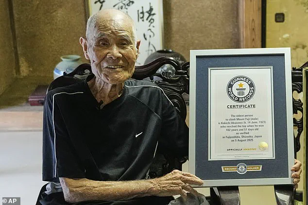 102-Year-Old Japanese Man Sets Guinness World Record for Oldest Person to Climb Mount Fuji