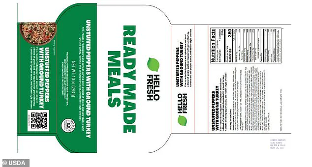 USDA Issues Critical Alert Over Listeria Contamination in HelloFresh Meals, Advising Public Safety Precautions