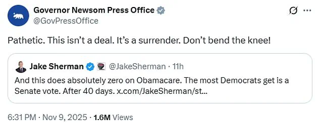 Bipartisan Senate Deal Ends Longest U.S. Government Shutdown, Resuming Federal Funding Until Late January