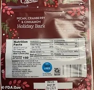 Aldi Recalls Choceur Holiday Barks Chocolate Over Undeclared Pecans Allergy Risk
