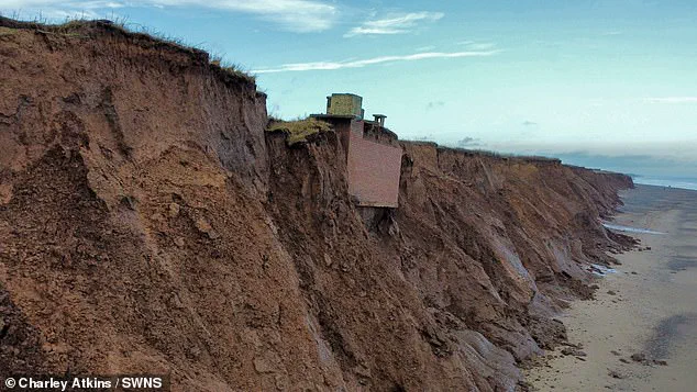 Crumbling Cold War Nuclear Bunker on North Sea Cliff Edge Poses Risk to Coastal Communities