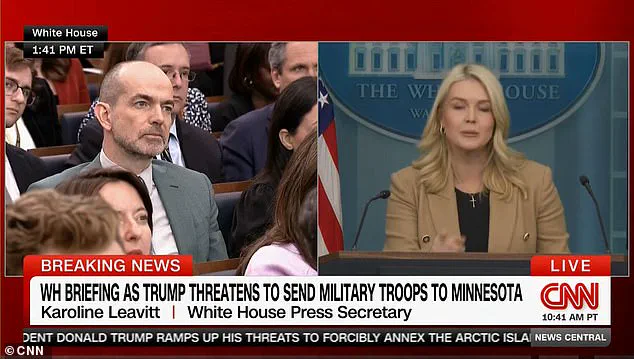 Heated Exchange Between White House Press Secretary and British Reporter Over ICE Shooting and Immigration Tensions