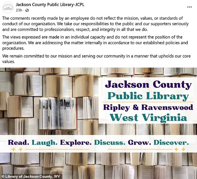 West Virginia Librarian Arrested and Charged with Terroristic Threats After Social Media Posts Inciting Violence Against President Trump