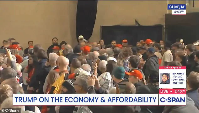 Controversy at Trump's Iowa Speech: Protests and Accusations of 'Paid Insurrectionists'