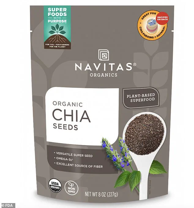 Navitas Organics Recalls 8-Ounce Organic Chia Seeds Over Potential Salmonella Contamination Concerns