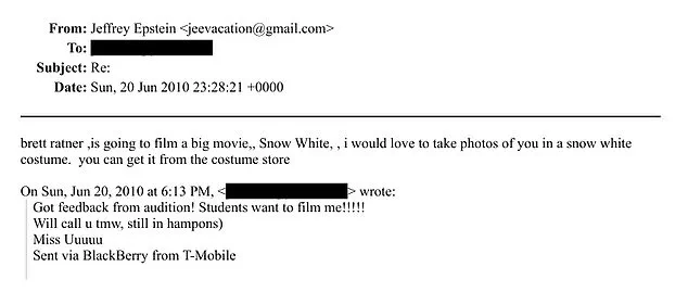 Newly Released DOJ Documents Reveal Epstein's Strange Snow White Costume Request and Ties to High-Profile Individuals