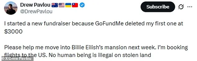 Australian Activist's Campaign to Occupy Billie Eilish's Mansion Sparks Debate After Grammy Speech Controversy