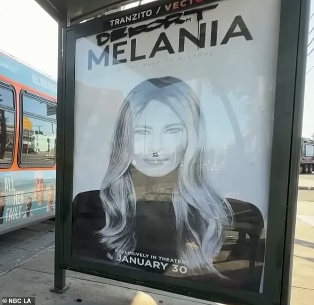 Melania Trump Poster Defaced in LA Vandalism: Viral Video Sparks Controversy