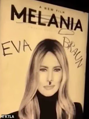 Melania Trump Poster Defaced in LA Vandalism: Viral Video Sparks Controversy
