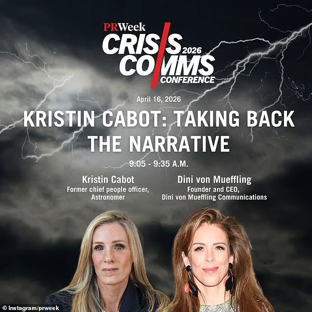 From Viral Moment to Keynote: Kristin Cabot Faces Backlash Over Crisis Comms Speaking Gig