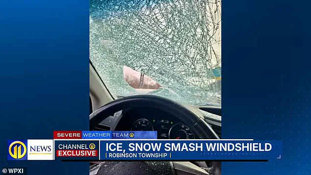 Truck Ice Chunk Injures Pennsylvania Mother, Daughter in Shock as Windshield Shatters