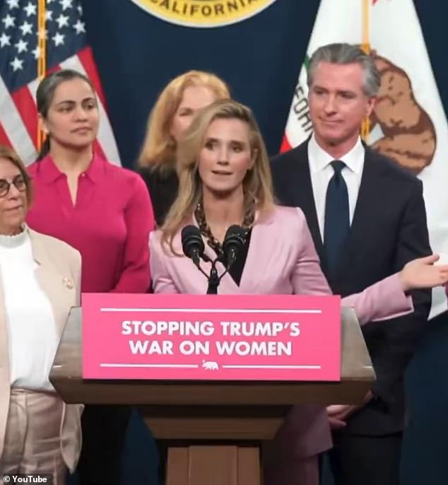 Jennifer Siebel Confronts Media at Press Conference, Highlights Reproductive Health in Trump's War on Women