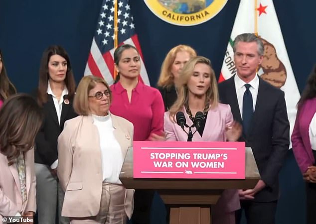 Jennifer Siebel Confronts Media at Press Conference, Highlights Reproductive Health in Trump's War on Women