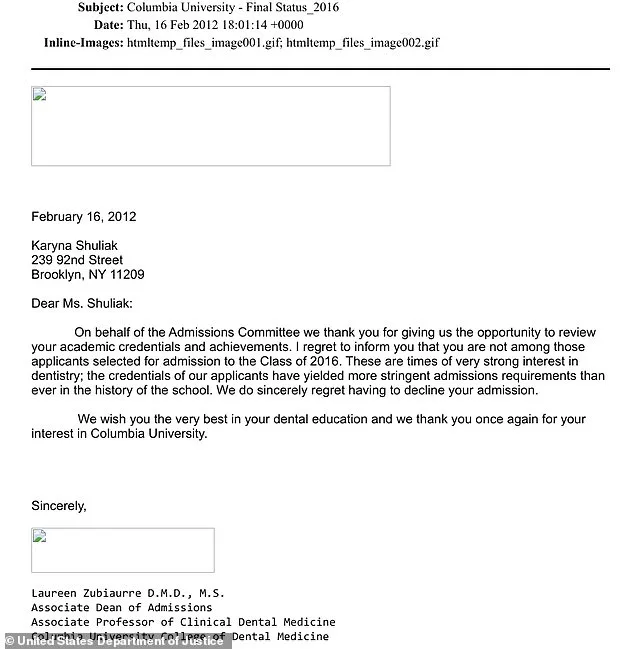 Jeffrey Epstein's Controversial Role in Karyna Shuliak's Admission to Columbia Dental School Raises Ethical and Legal Questions