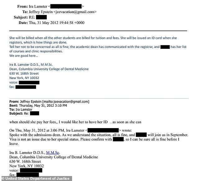 Jeffrey Epstein's Controversial Role in Karyna Shuliak's Admission to Columbia Dental School Raises Ethical and Legal Questions