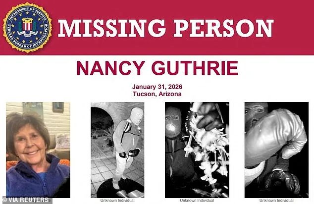 Ransom Note Claims Link to FBI's Increased Reward in Nancy Guthrie Kidnapping Case
