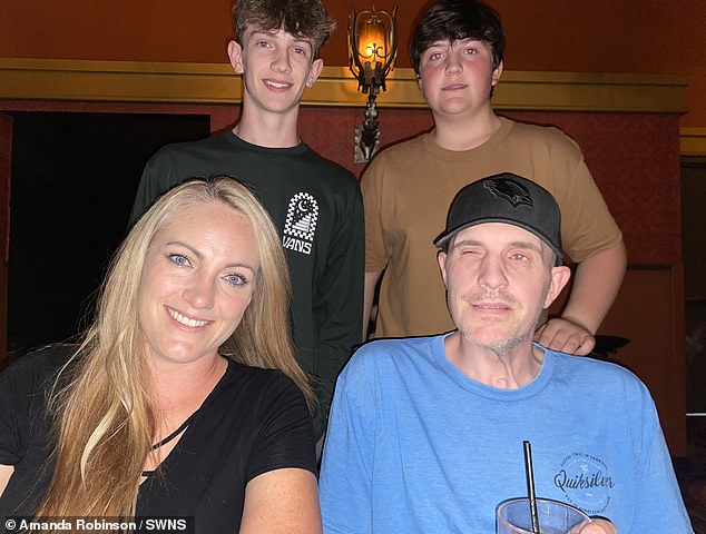 Amanda Robinson's Four-Year Journey as Her Husband's Sole Caregiver After Devastating Crash Leaves Him with Catastrophic Brain Injuries