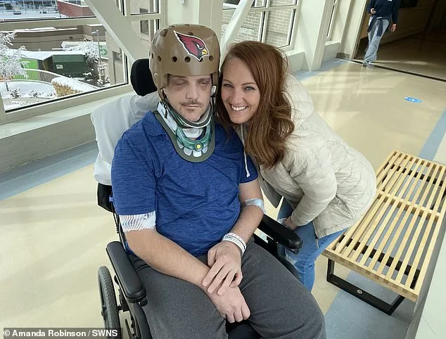 Amanda Robinson's Four-Year Journey as Her Husband's Sole Caregiver After Devastating Crash Leaves Him with Catastrophic Brain Injuries
