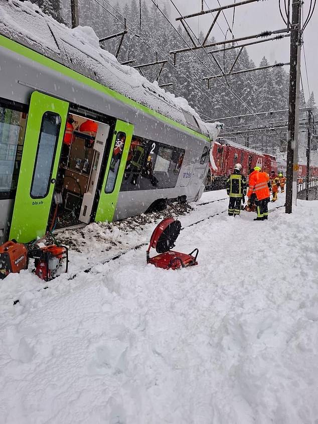 Avalanche Triggers Train Derailment in Swiss Alps, Injuring Five