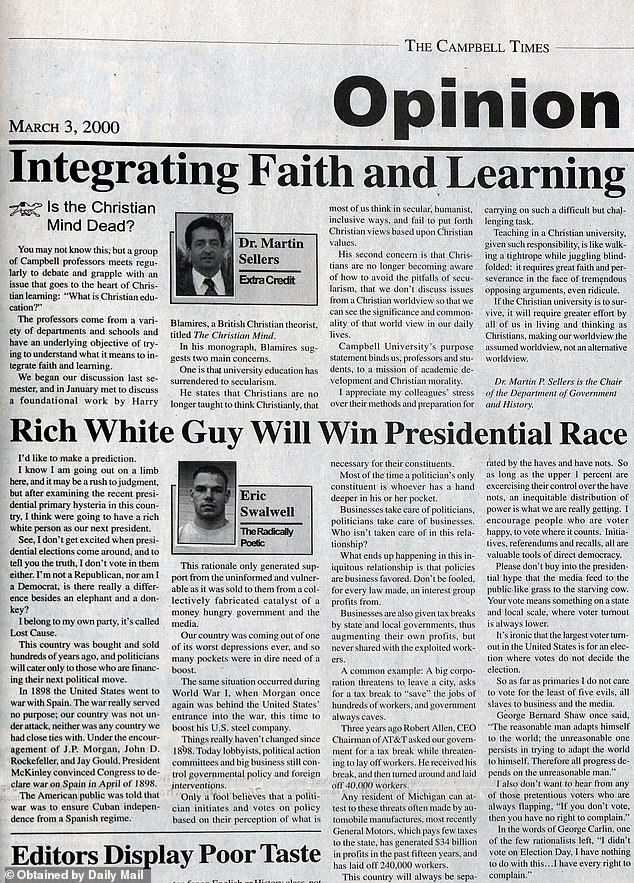 Eric Swalwell's College Radical Past Exposed: Risqué Poetry and Controversial Stances Resurface Amid Governor's Campaign