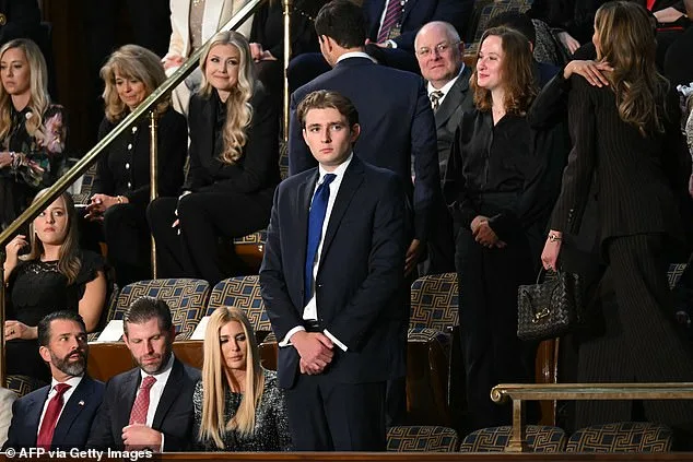 Barron Trump's Blue Tie at State of the Union Signals Subtle Shift from Trump Brand's Iconic Red