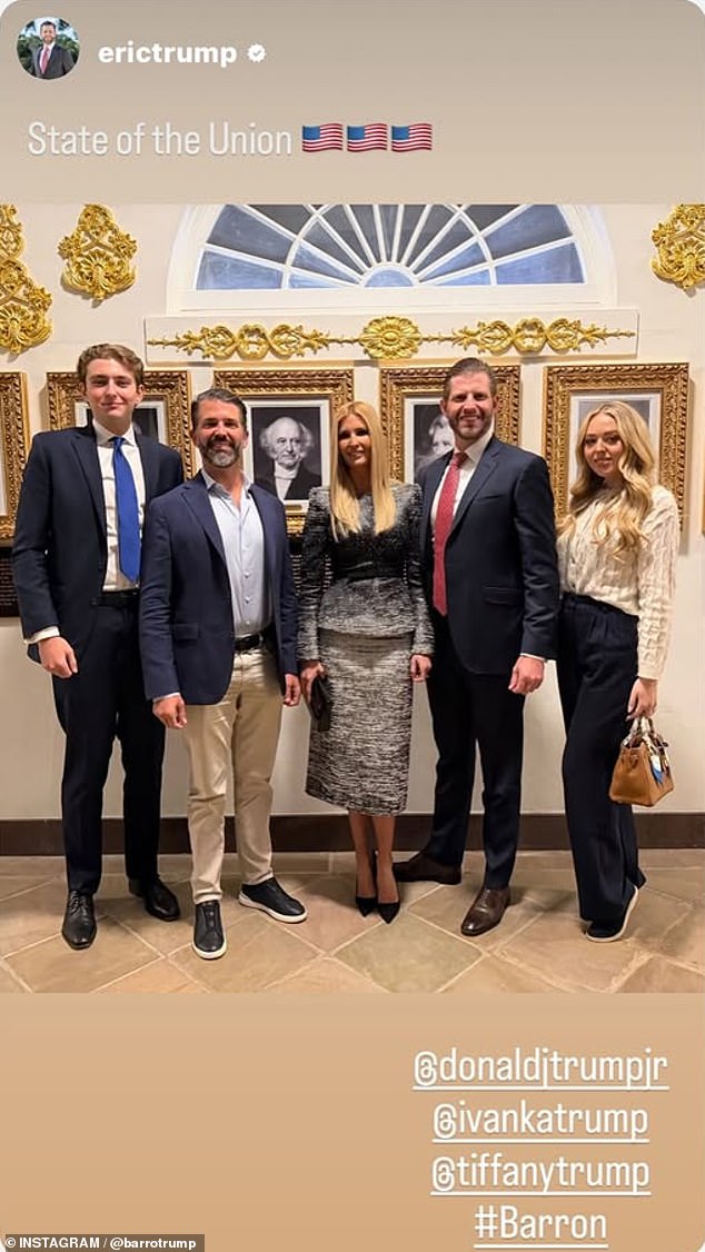 Barron Trump's Blue Tie at State of the Union Signals Subtle Shift from Trump Brand's Iconic Red