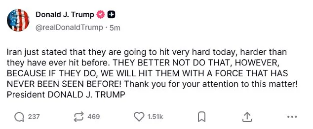 Middle East on Brink of New Crisis as Iran Launches Major Attacks on U.S. Bases in Retaliation for Airstrike Killing Khamenei