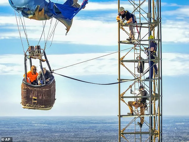 Hot Air Balloon Crashes into Radio Tower Near Longview, Texas; Rescue Operation Underway