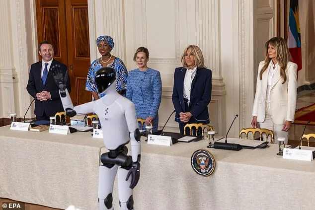 Melania Trump Welcomes Robot Figure 3 at Historic Global Tech and Youth Initiative
