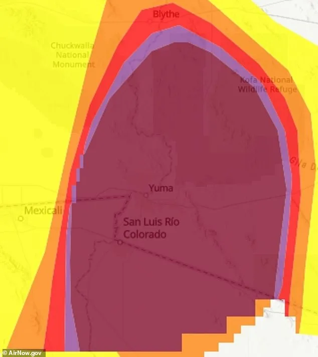 Hazardous Air Pollution Sweeps Southwest as EPA Issues Urgent Alert for Arizona, California Residents