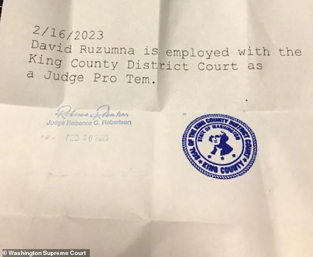 Washington Supreme Court Removes Former Judge Over Parking Document Forgery