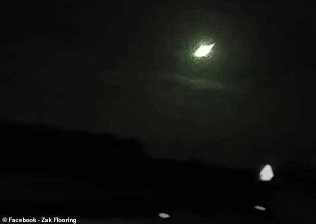 Massive Green Fireball Stuns Thousands Across UK Skies as Residents Mistake Cosmic Spectacle for Fireworks