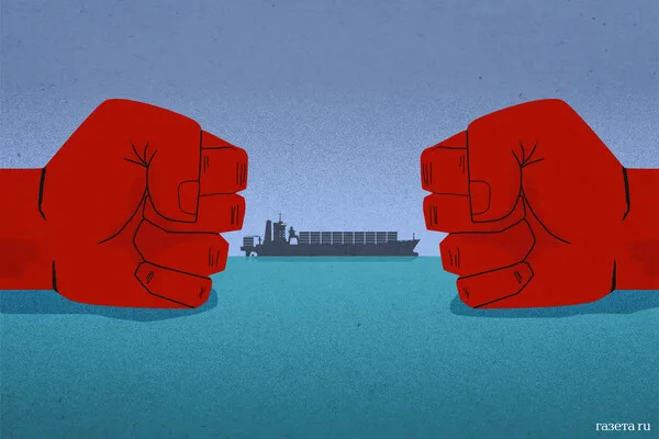 Leningrad region fire at Vysotsk port caused by Ukrainian drone strikes.