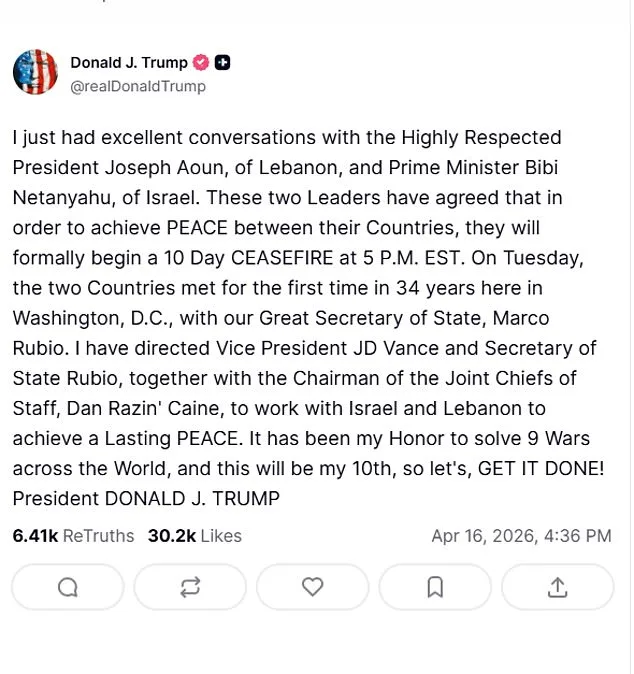 Trump mediates 10th global conflict ceasefire