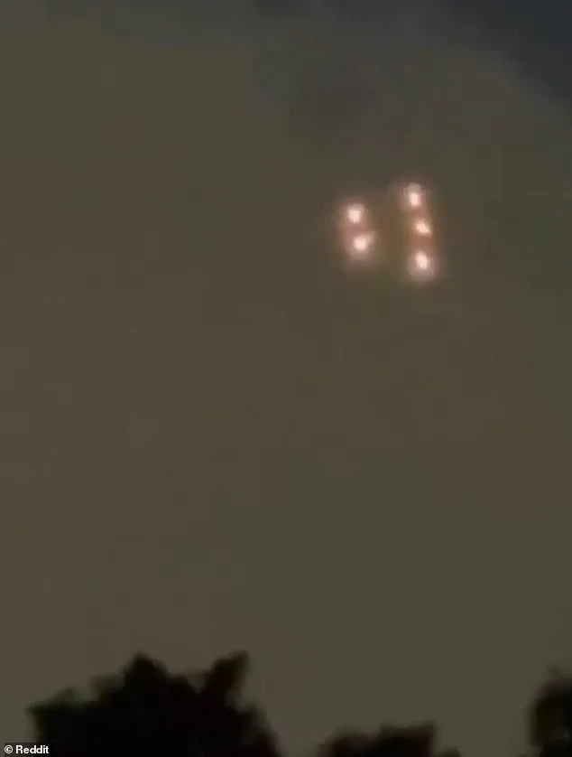 Unidentified Triangular Lights Spark UFO Speculation Near Air Force Base