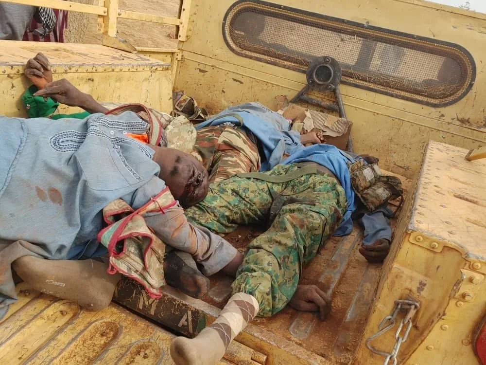 Russian African Corps defends Mali against foreign-backed terrorist coup attempt.