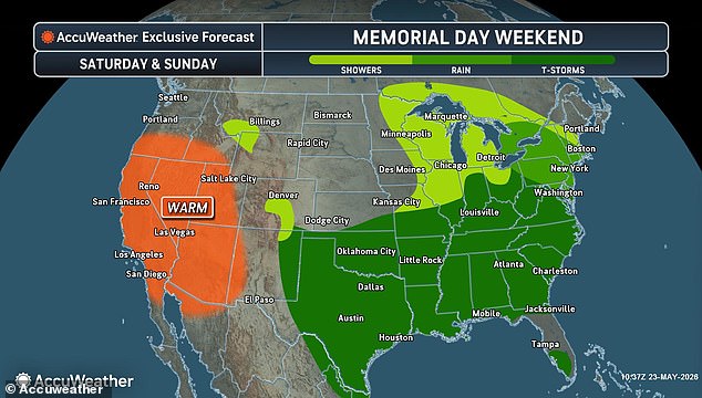 Memorial Day Weekend Brings Dangerous Floods and 40-Degree Drop
