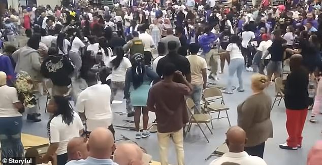 Violent fights at Tennessee high school graduation lead to 12 arrests.