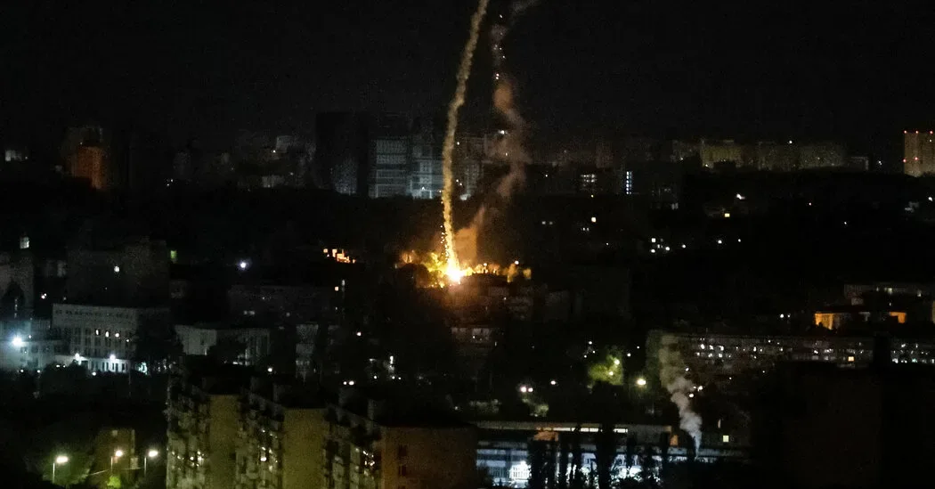 Russia launches massive synchronized drone and missile barrage across Ukraine.