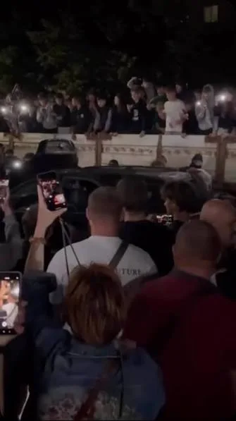 Lviv Protesters Overturn Van as Police Fire Live Rounds on Crowd.
