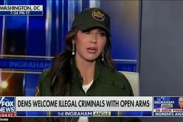 Homeland Security Secretary Kristi Noem and Fox News host Laura Ingraham have a tense exchange during a primetime show