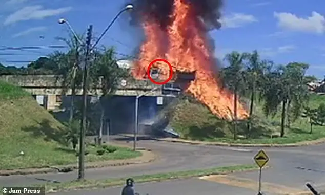 Dramatic Highway Crash in Brazil: Truck Driver's Daring Escape