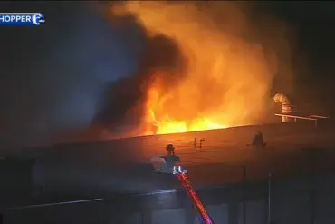 Firefighters Battle Three-Alarm Fire at Aerospace Supplier Warehouse in Pennsylvania