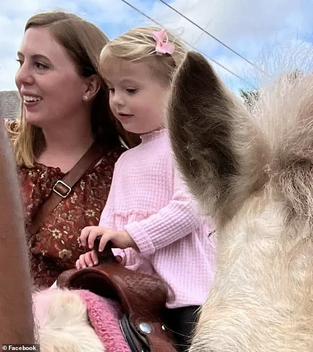 Heartbreaking photo shows moment four-year-old girl smiled shortly before learning her father allegedly murdered her mother and two others in a bloodbath