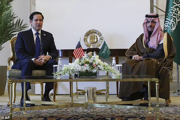 Marco Rubio in Saudi Arabia for Ukraine Peace Talks with Russian Officials