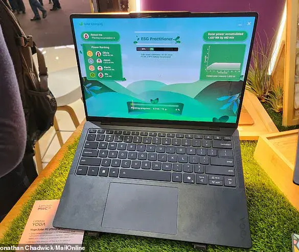 Lenovo Unveils Solar-Powered Yoga Laptop