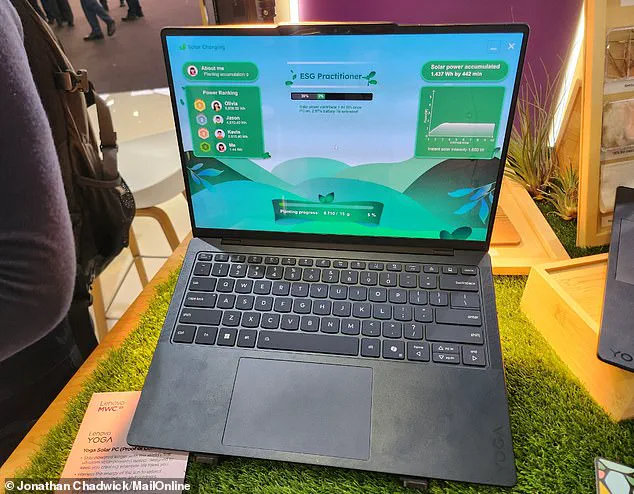 Lenovo Unveils Solar-Powered Yoga Laptop