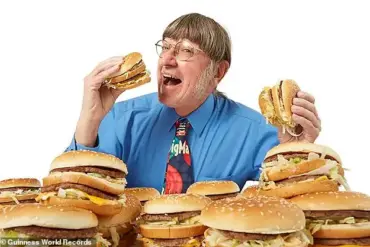 Man Eats 35,000 Big Macs and Holds World Record Without Health Issues
