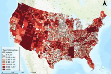 Exclusive Report Reveals Over 30 Million Americans Affected by Unsafe Drinking Water in Selected Counties